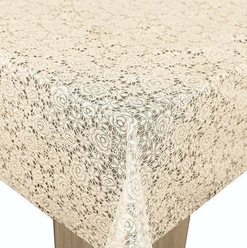 Cream floral lace - floral,