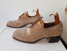 Vintage Men’s Bally Brand New Suede Shoes, UK Size 8.5 New