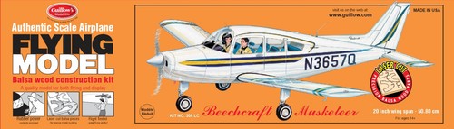Guillow beechcraft musketeer - guillow's,