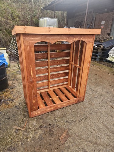 Wooden log store - wooden,