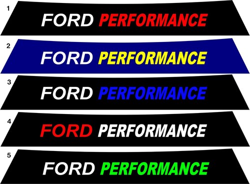 Ford performance colours - ford,