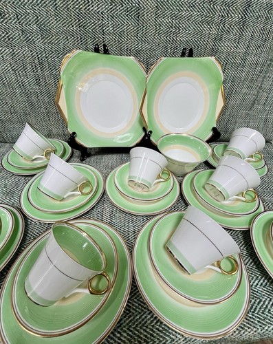 Shelley art deco tea - tea, set