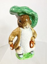 Beatrix Potter Benjamin Bunny Beswick England Porcelain Figurine Warne 1948 Tale