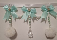 3 Tier/triple white/mint green