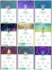 Shiny Eevee Vaporeon Jolteon