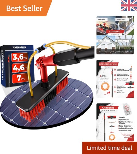 Telescopic water fed window - telescopic,