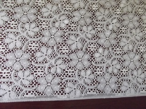 Lot floral lace fabric yards - floral,