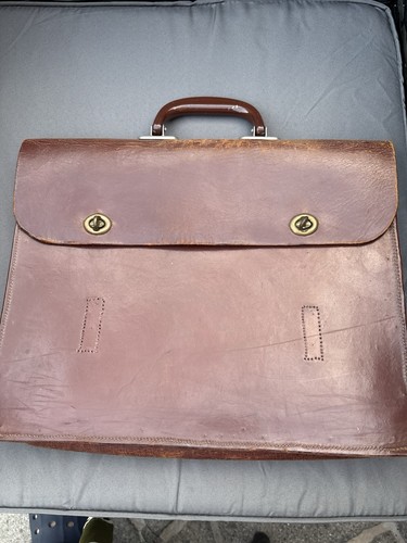Vintage brown leather - vintage,