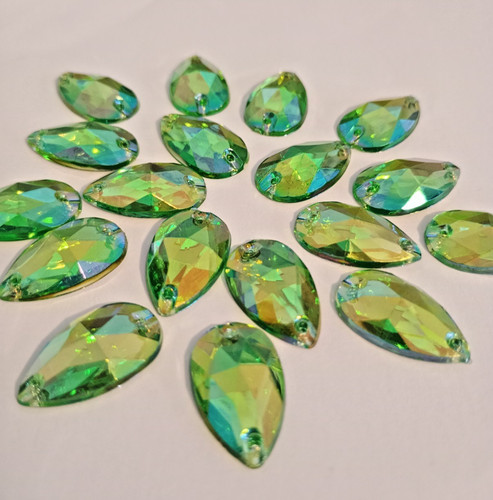 Teardrop sew on - 15, x