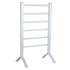 NEW! Portable Aluminium Electric Towel Rail Warmer with 6 Heated Bars