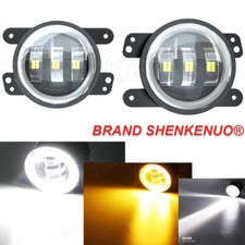 2x 4 Inch 6000K LED Fog Lamp Driving Light For Jeep Grand Cherokee 2011~2013