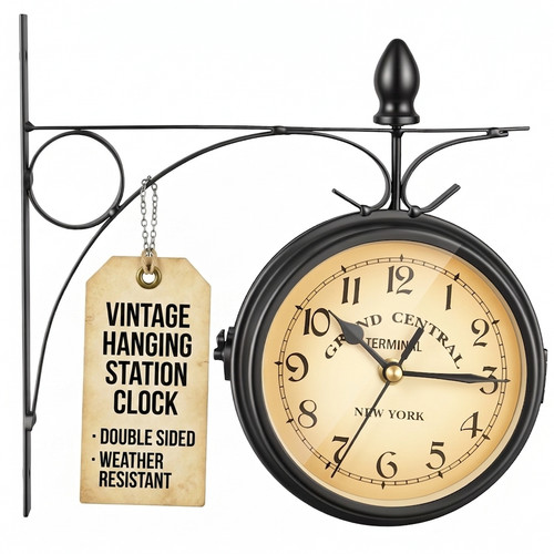 Garden clock outdoor - clock,
