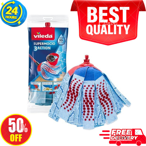 Vileda supermocio action mop - supermocio,