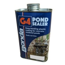 Bonda G4 Pond Sealer Waterproof Paint Sealant Concrete Plastic Ponds Coating NEW