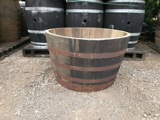 EXTRA LARGE OAK HALF BARREL