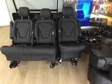 Mercedes Vito V Class Comfort 2+1 W447 Black Nappa Leather X3 SEATS 2015 - 2025