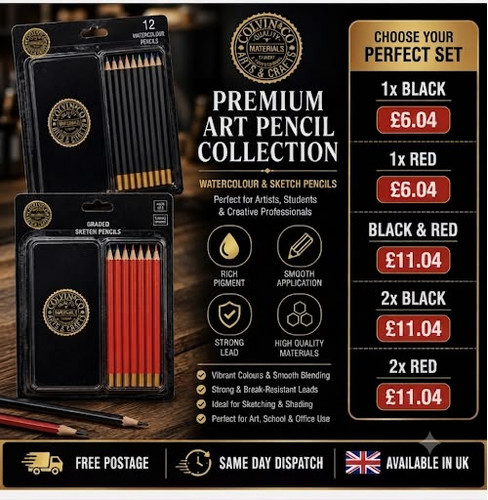 Premium art pencil collection - art,