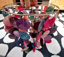 Retro ' Capiz Shell Silver