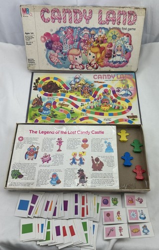1984 candy land board game - candy,