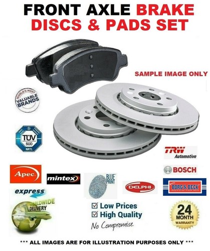Front axle discs pads set - axle,
