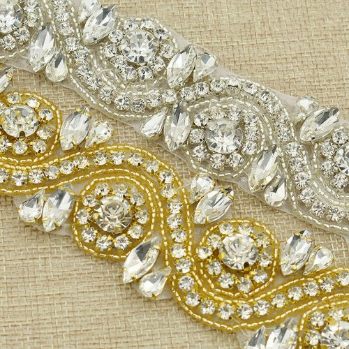 Yard beaded bling - 1, crystal