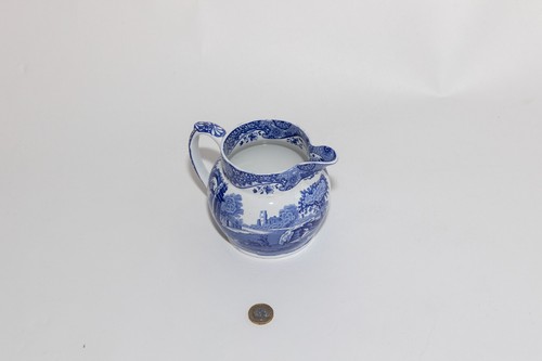 Spode blue italian jug - spode,