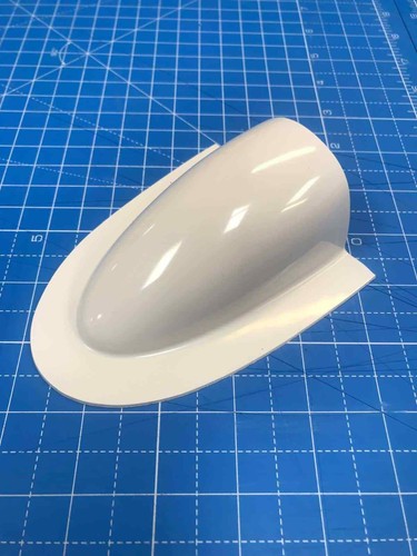 Air scoop type white bonnet - type,