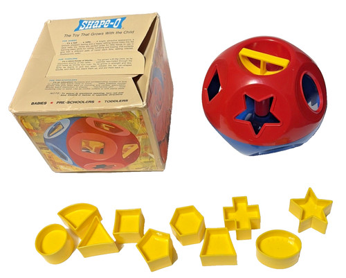 Vintage tupperware shape toy - vintage,