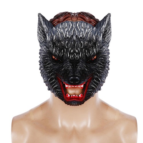 Halloween wolf mask masquerade - halloween,