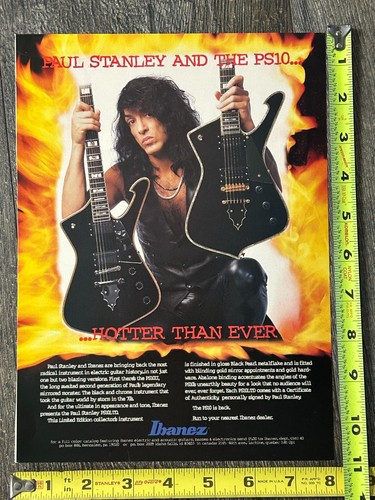 Kiss advert paul stanley - ad,