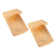  2pcs Wooden Protective Equipment Catering Protection Wooden Pallet Oyster Tools