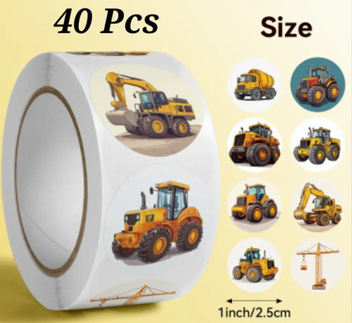 40x tractor stickers just - stickers,