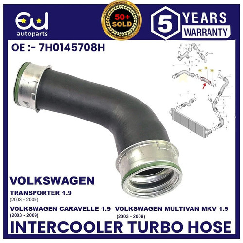 Intercooler pipe turbo hose - intercooler,