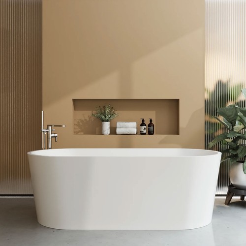 1700mm oval freestanding bath - 1700mm,