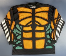 VINTAGE ADIDAS GOALKEEPER FOOTBALL LONG SLEEVE #1 SOCCER SHIRT SIZE XL ADULT