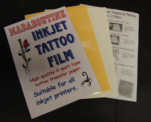Inkjet temporary tattoo paper - temporary,