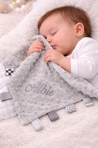 Personalised baby taggie taggy - baby,