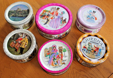 SIX  Vintage Mackintosh's Quality Street Tins.