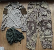 Rare Canadian SF CSOR/JTF2 arid cadpat job lot; combat shirt & Crye style pants
