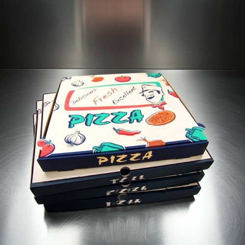 Pizza boxes classic brown - -,