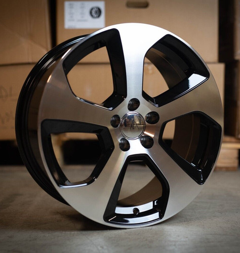 Gti blk pol alloy wheels - blk,