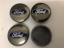 4x FORD Wheel Centre Caps Fits  Most Models FOCUS FIESTA KA 54mm Grey