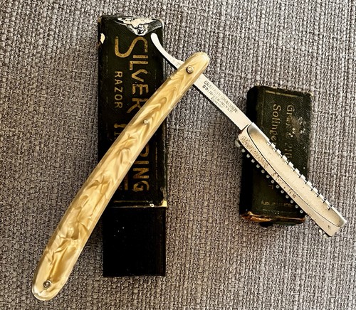 Vintage barber razor lot - barber,