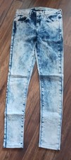Topshop Jamie Ligh Blue Washed Jeans Women W26 L30 UK Size 6 High Waisted BNWOT