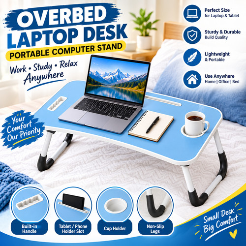 Foldable overbed table laptop - overbed,