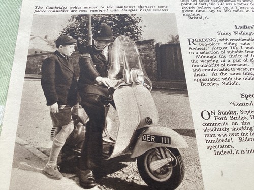Vespa douglas cambridge police - douglas,