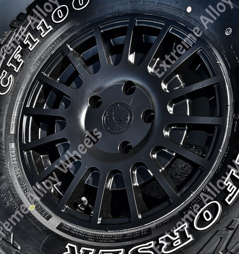 Black alloy wheels - black,