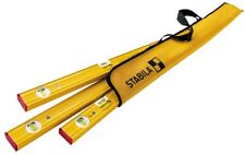Stabila Pro Set 80 AS 4 Piece Spirit Level Set - 30cm / 60cm / 120cm / Case