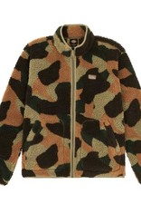 Dickies Mount Hope Camo Fleece Jacket Imperial Green - Small