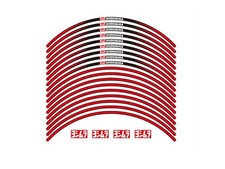 Yoshimura Wheel Rim Decals Sticker Kit Red 17 Inch Suzuki GSXR600